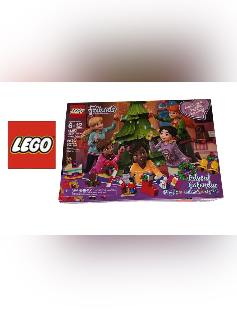 OPENED LEGO FRIENDS ADVENT CALENDAR CHRISTMAS PLAY SET